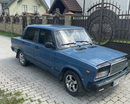 Синий ВАЗ 2107, объемом двигателя 1.5 л и пробегом 90 тыс. км за 1650 $, фото 1 на Automoto.ua