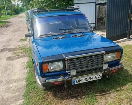 Синій ВАЗ 2107, об'ємом двигуна 1.5 л та пробігом 91 тис. км за 1600 $, фото 1 на Automoto.ua