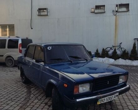 Синій ВАЗ 2107, об'ємом двигуна 1.5 л та пробігом 350 тис. км за 450 $, фото 1 на Automoto.ua