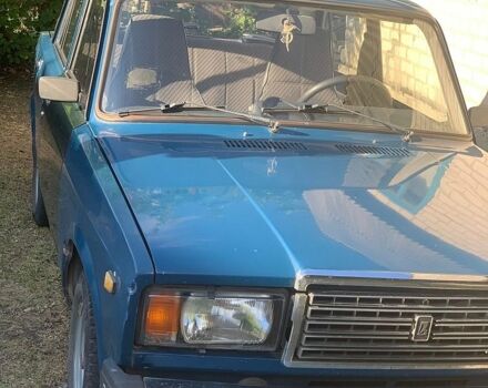 Синий ВАЗ 2107, объемом двигателя 1.5 л и пробегом 86 тыс. км за 1200 $, фото 1 на Automoto.ua