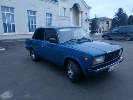 Синій ВАЗ 2107, об'ємом двигуна 1.5 л та пробігом 120 тис. км за 900 $, фото 1 на Automoto.ua