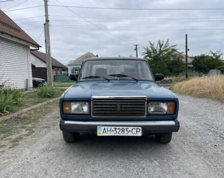 Синий ВАЗ 2107, объемом двигателя 1.5 л и пробегом 98 тыс. км за 750 $, фото 1 на Automoto.ua