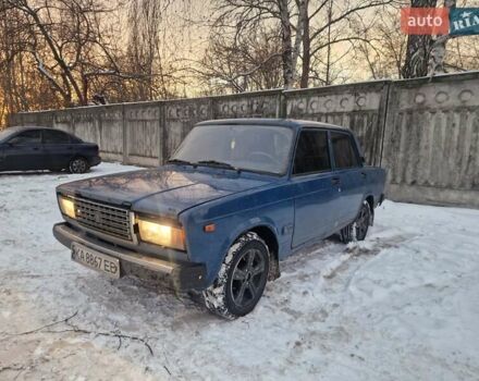 Синий ВАЗ 2107, объемом двигателя 1.57 л и пробегом 300 тыс. км за 850 $, фото 1 на Automoto.ua