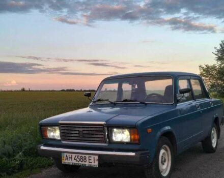 Синий ВАЗ 2107, объемом двигателя 1.5 л и пробегом 53 тыс. км за 1850 $, фото 1 на Automoto.ua