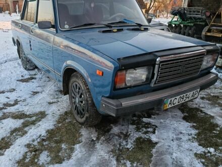 Синій ВАЗ 2107, об'ємом двигуна 1.5 л та пробігом 122 тис. км за 1100 $, фото 1 на Automoto.ua