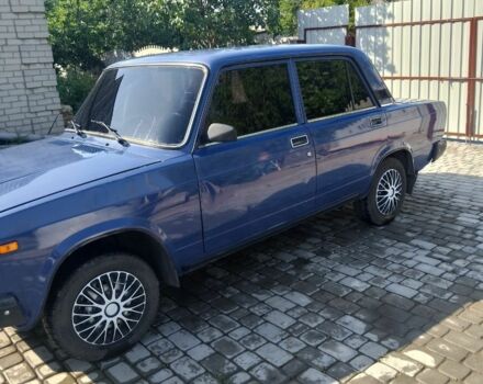 Синий ВАЗ 2107, объемом двигателя 2 л и пробегом 60 тыс. км за 1934 $, фото 1 на Automoto.ua