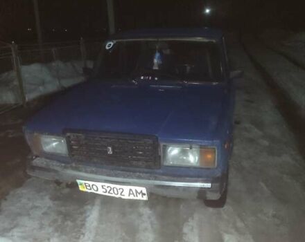 Синий ВАЗ 2107, объемом двигателя 1.5 л и пробегом 310 тыс. км за 720 $, фото 1 на Automoto.ua