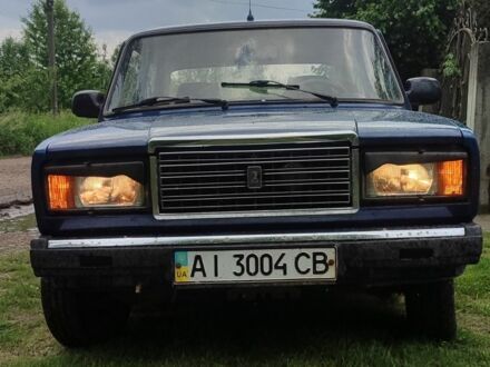 Синий ВАЗ 2107, объемом двигателя 1.6 л и пробегом 65 тыс. км за 1600 $, фото 1 на Automoto.ua