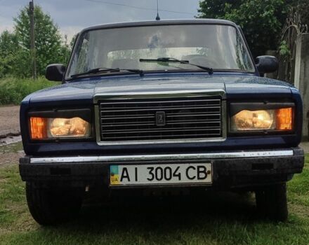 Синий ВАЗ 2107, объемом двигателя 1.6 л и пробегом 65 тыс. км за 1600 $, фото 1 на Automoto.ua
