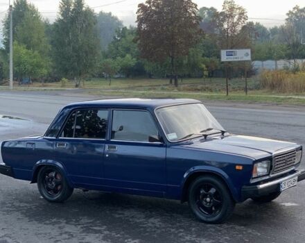 Синий ВАЗ 2107, объемом двигателя 1.5 л и пробегом 57 тыс. км за 1100 $, фото 1 на Automoto.ua