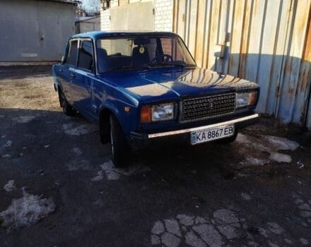 Синій ВАЗ 2107, об'ємом двигуна 1.7 л та пробігом 60 тис. км за 999 $, фото 1 на Automoto.ua