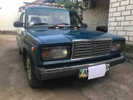 Синий ВАЗ 2107, объемом двигателя 1.6 л и пробегом 73 тыс. км за 1000 $, фото 1 на Automoto.ua