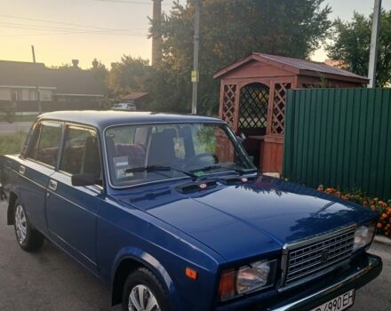 Синий ВАЗ 2107, объемом двигателя 1.5 л и пробегом 90 тыс. км за 2200 $, фото 1 на Automoto.ua