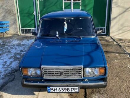 Синий ВАЗ 2107, объемом двигателя 1.5 л и пробегом 152 тыс. км за 2500 $, фото 1 на Automoto.ua