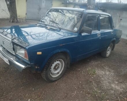 Синий ВАЗ 2107, объемом двигателя 1.5 л и пробегом 75 тыс. км за 790 $, фото 1 на Automoto.ua
