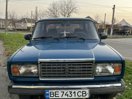 Синий ВАЗ 2107, объемом двигателя 1.57 л и пробегом 114 тыс. км за 1900 $, фото 1 на Automoto.ua