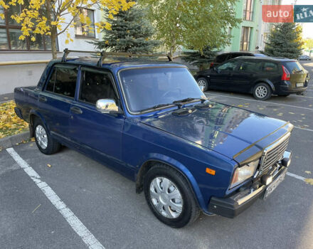 Синий ВАЗ 2107, объемом двигателя 1.45 л и пробегом 58 тыс. км за 1450 $, фото 1 на Automoto.ua