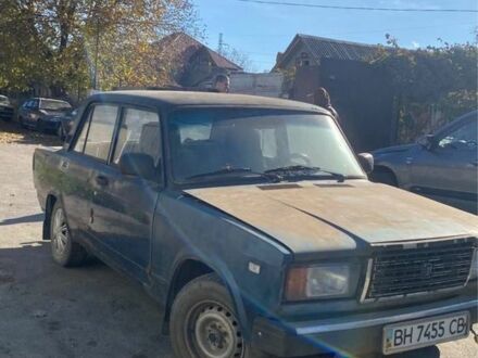 Синий ВАЗ 2107, объемом двигателя 1.5 л и пробегом 60 тыс. км за 1100 $, фото 1 на Automoto.ua