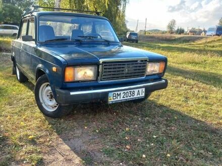 Синий ВАЗ 2107, объемом двигателя 1.45 л и пробегом 30 тыс. км за 1499 $, фото 1 на Automoto.ua