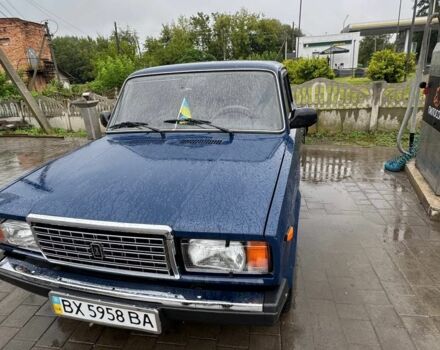 Синий ВАЗ 2107, объемом двигателя 7 л и пробегом 71 тыс. км за 1574 $, фото 1 на Automoto.ua