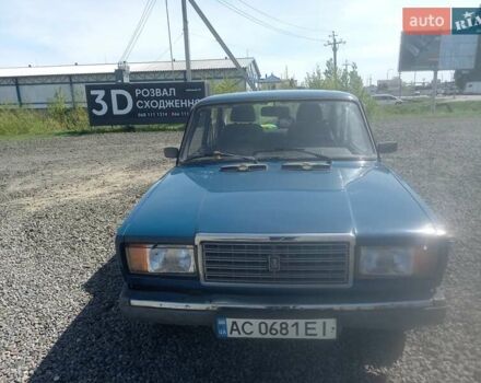 Синий ВАЗ 2107, объемом двигателя 1.5 л и пробегом 57 тыс. км за 1200 $, фото 1 на Automoto.ua