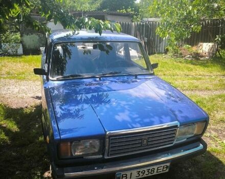 Синий ВАЗ 2107, объемом двигателя 1.57 л и пробегом 63 тыс. км за 3000 $, фото 1 на Automoto.ua