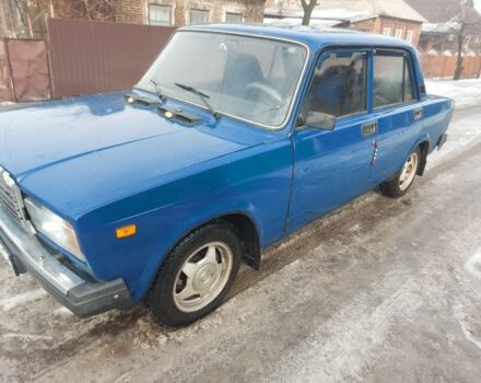 Синій ВАЗ 2107, об'ємом двигуна 1.5 л та пробігом 124 тис. км за 1150 $, фото 1 на Automoto.ua