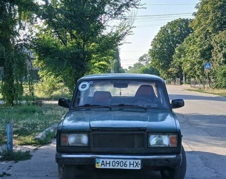 Зеленый ВАЗ 2107, объемом двигателя 1 л и пробегом 55 тыс. км за 286 $, фото 1 на Automoto.ua