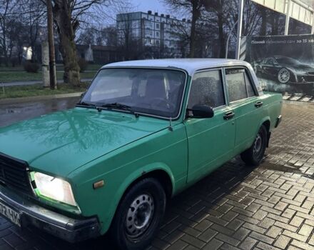Зеленый ВАЗ 2107, объемом двигателя 1.5 л и пробегом 50 тыс. км за 710 $, фото 1 на Automoto.ua
