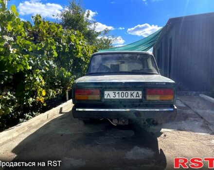 Зеленый ВАЗ 2107, объемом двигателя 1.5 л и пробегом 70 тыс. км за 400 $, фото 1 на Automoto.ua