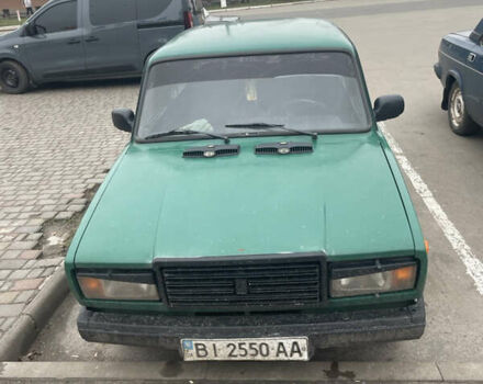 Зеленый ВАЗ 2107, объемом двигателя 1.5 л и пробегом 64 тыс. км за 850 $, фото 1 на Automoto.ua