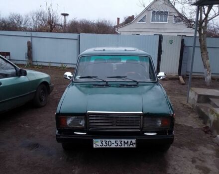 Зеленый ВАЗ 2107, объемом двигателя 1.5 л и пробегом 20 тыс. км за 378 $, фото 1 на Automoto.ua