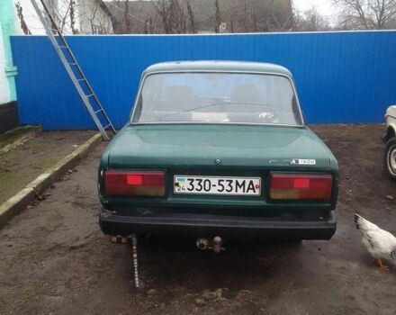 Зеленый ВАЗ 2107, объемом двигателя 1.5 л и пробегом 20 тыс. км за 378 $, фото 2 на Automoto.ua