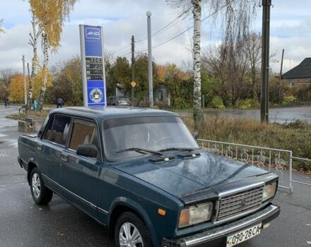 Зеленый ВАЗ 2107, объемом двигателя 1.5 л и пробегом 280 тыс. км за 850 $, фото 1 на Automoto.ua