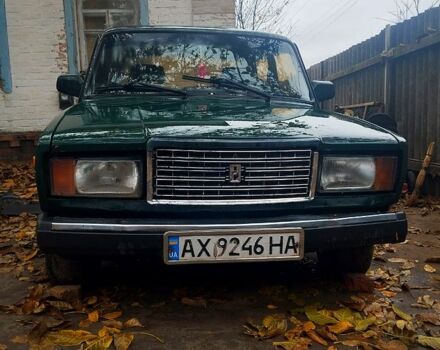 Зелений ВАЗ 2107, об'ємом двигуна 1.5 л та пробігом 213 тис. км за 500 $, фото 1 на Automoto.ua