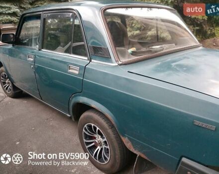 Зеленый ВАЗ 2107, объемом двигателя 1.6 л и пробегом 80 тыс. км за 1300 $, фото 1 на Automoto.ua