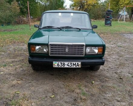 ВАЗ 2107 1998 в Славянске на Automoto.ua Зеленый ВАЗ 2107, объемом двигателя 1 л и пробегом 120 тыс. км за 1006 $, фото 1 на Automoto.ua