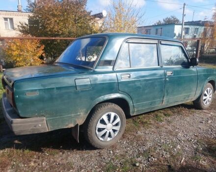 Зеленый ВАЗ 2107, объемом двигателя 1.5 л и пробегом 250 тыс. км за 716 $, фото 1 на Automoto.ua