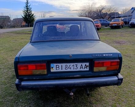Зеленый ВАЗ 2107, объемом двигателя 15 л и пробегом 240 тыс. км за 550 $, фото 6 на Automoto.ua