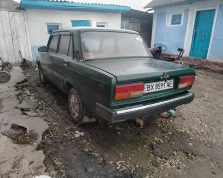 Зеленый ВАЗ 2107, объемом двигателя 1.5 л и пробегом 100 тыс. км за 500 $, фото 1 на Automoto.ua