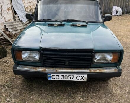 Зеленый ВАЗ 2107, объемом двигателя 1.6 л и пробегом 3 тыс. км за 600 $, фото 1 на Automoto.ua