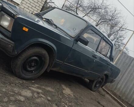 Зеленый ВАЗ 2107, объемом двигателя 1.45 л и пробегом 773 тыс. км за 590 $, фото 1 на Automoto.ua