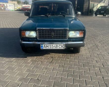 Зеленый ВАЗ 2107, объемом двигателя 1.6 л и пробегом 3 тыс. км за 550 $, фото 4 на Automoto.ua