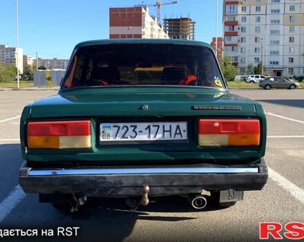 Зеленый ВАЗ 2107, объемом двигателя 1.3 л и пробегом 83 тыс. км за 850 $, фото 3 на Automoto.ua