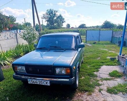 Зеленый ВАЗ 2107, объемом двигателя 1.6 л и пробегом 10 тыс. км за 960 $, фото 2 на Automoto.ua