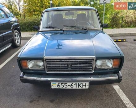 Зеленый ВАЗ 2107, объемом двигателя 1.5 л и пробегом 94 тыс. км за 800 $, фото 2 на Automoto.ua