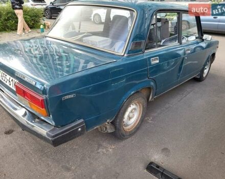 Зеленый ВАЗ 2107, объемом двигателя 1.5 л и пробегом 94 тыс. км за 800 $, фото 3 на Automoto.ua