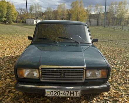Зеленый ВАЗ 2107, объемом двигателя 1.5 л и пробегом 150 тыс. км за 750 $, фото 1 на Automoto.ua