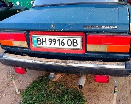 Зеленый ВАЗ 2107, объемом двигателя 1.4 л и пробегом 100 тыс. км за 1100 $, фото 3 на Automoto.ua