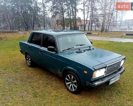 Зеленый ВАЗ 2107, объемом двигателя 1.5 л и пробегом 400 тыс. км за 1200 $, фото 5 на Automoto.ua